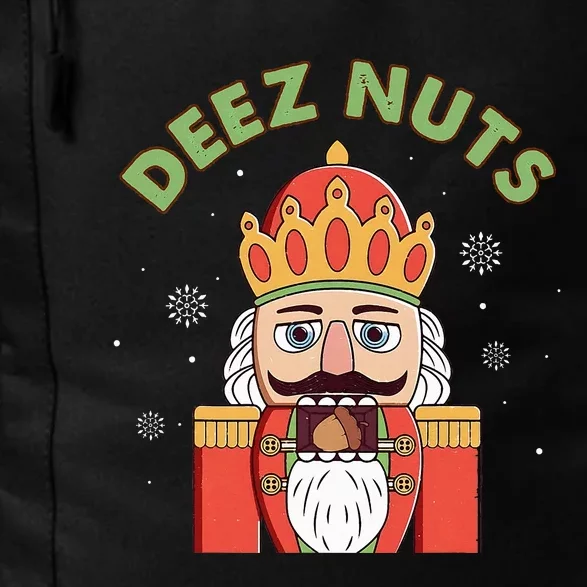 Deez Nuts Nutcracker Nut Funny Christmas Pjs Daily Commute Backpack