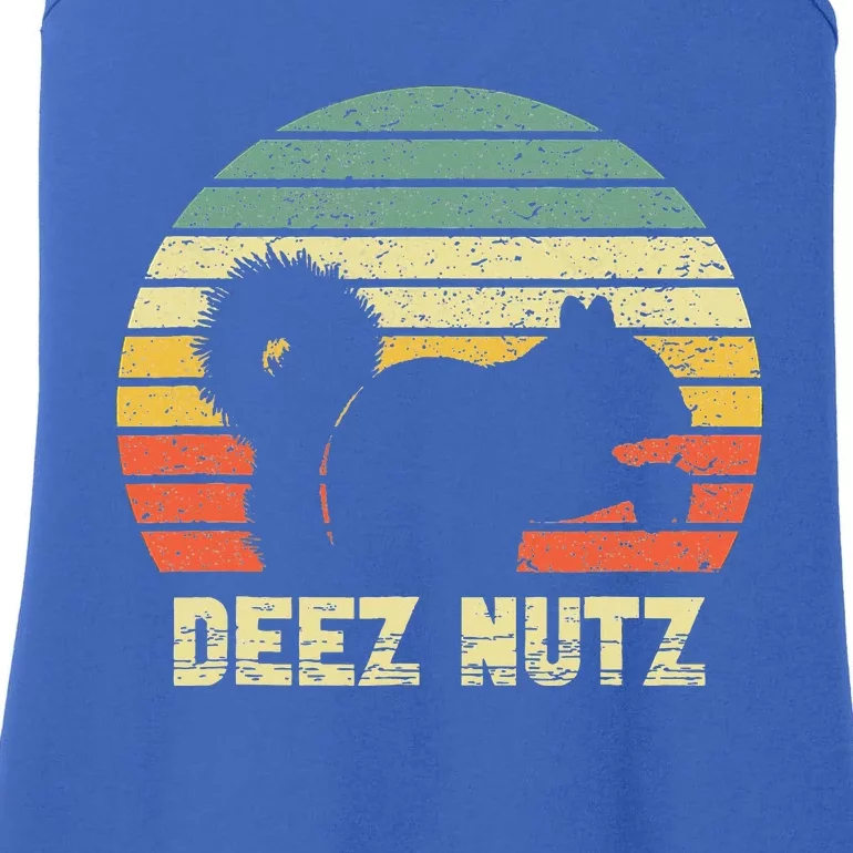 Deez Nuts Nutcracker Squirrel Deez Nutz Deezs Nut Funny Ladies Essential Tank