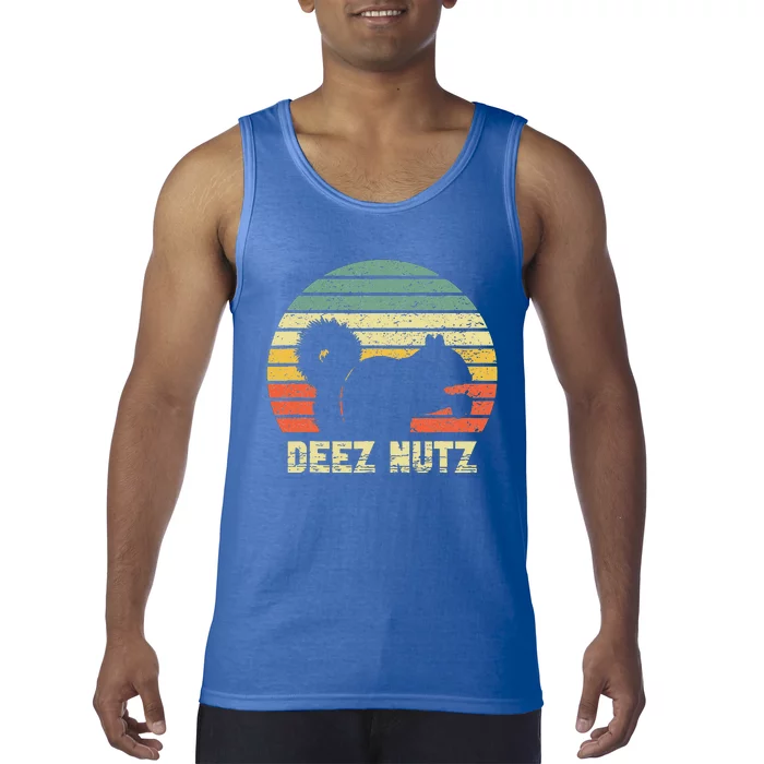 Deez Nuts Nutcracker Squirrel Deez Nutz Deezs Nut Funny Tank Top