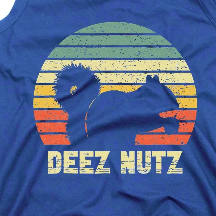 Deez Nuts Nutcracker Squirrel Deez Nutz Deezs Nut Funny Tank Top