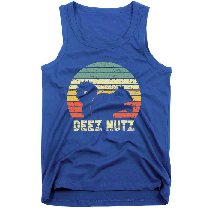 Deez Nuts Nutcracker Squirrel Deez Nutz Deezs Nut Funny Tank Top