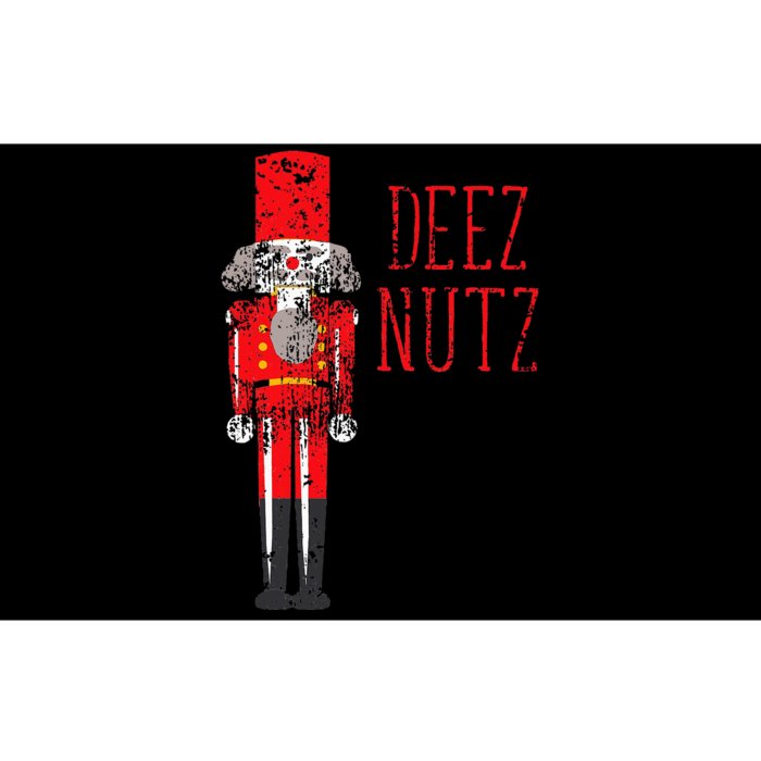 Deez Nutz Nutcracker Distressed Naughty Christmas Bumper Sticker