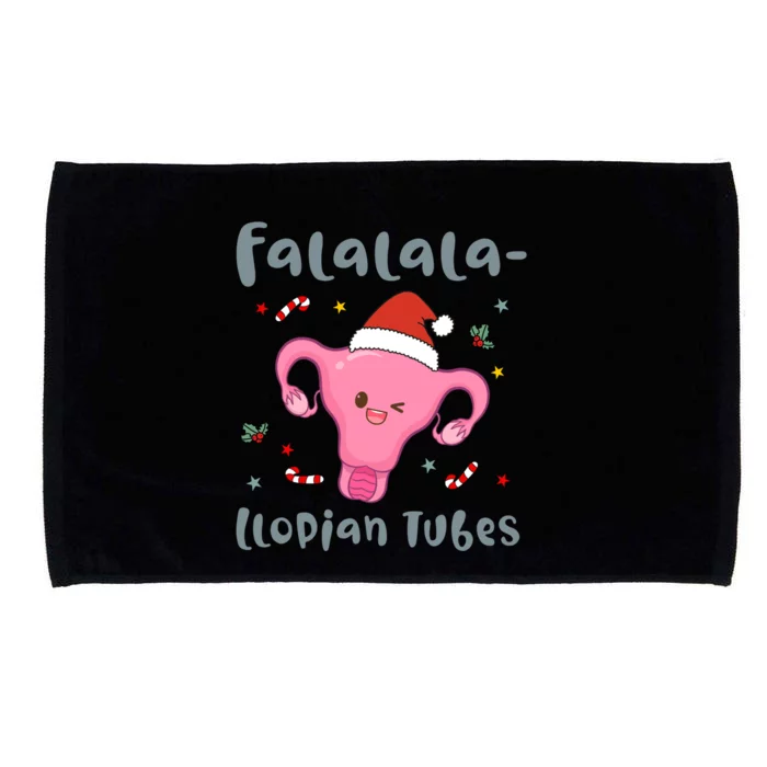 Doctor Nurse Obstetrics Christmas Falalalallopian Tubes Gift Microfiber Hand Towel