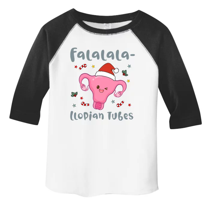 Doctor Nurse Obstetrics Christmas Falalalallopian Tubes Gift Toddler Fine Jersey T-Shirt