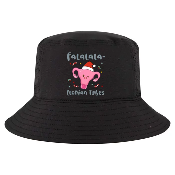 Doctor Nurse Obstetrics Christmas Falalalallopian Tubes Cool Comfort Performance Bucket Hat