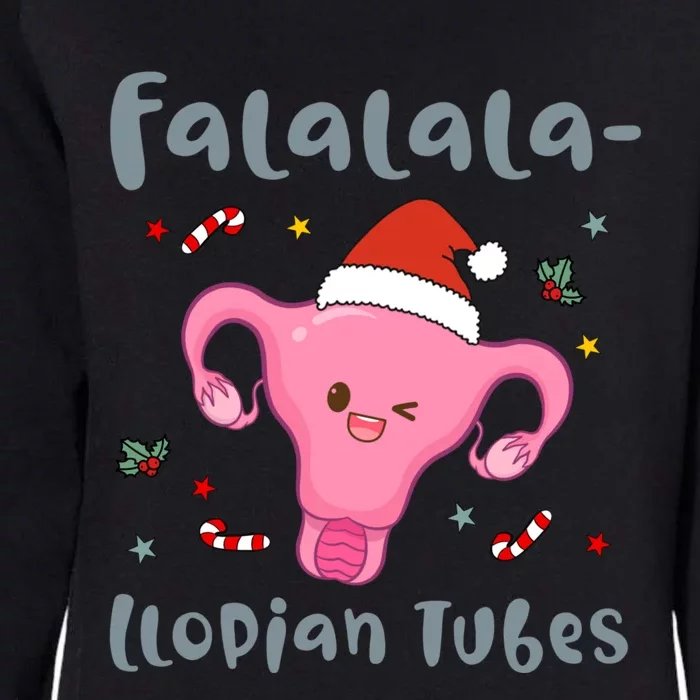 Doctor Nurse Obstetrics Christmas Falalalallopian Tubes Womens California Wash Sweatshirt