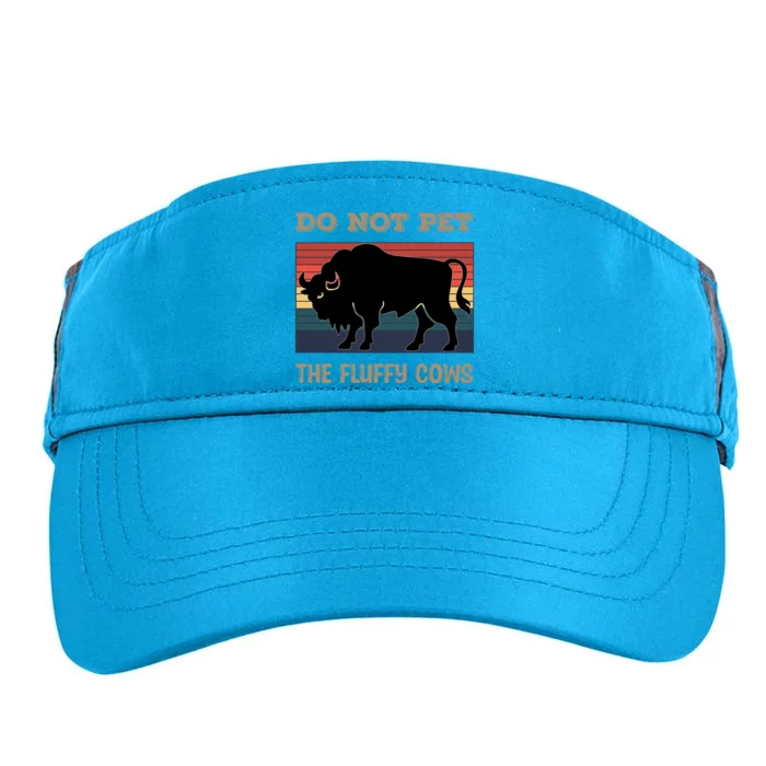 Do Not Pet The Fluffy Cows Adult Drive Performance Visor