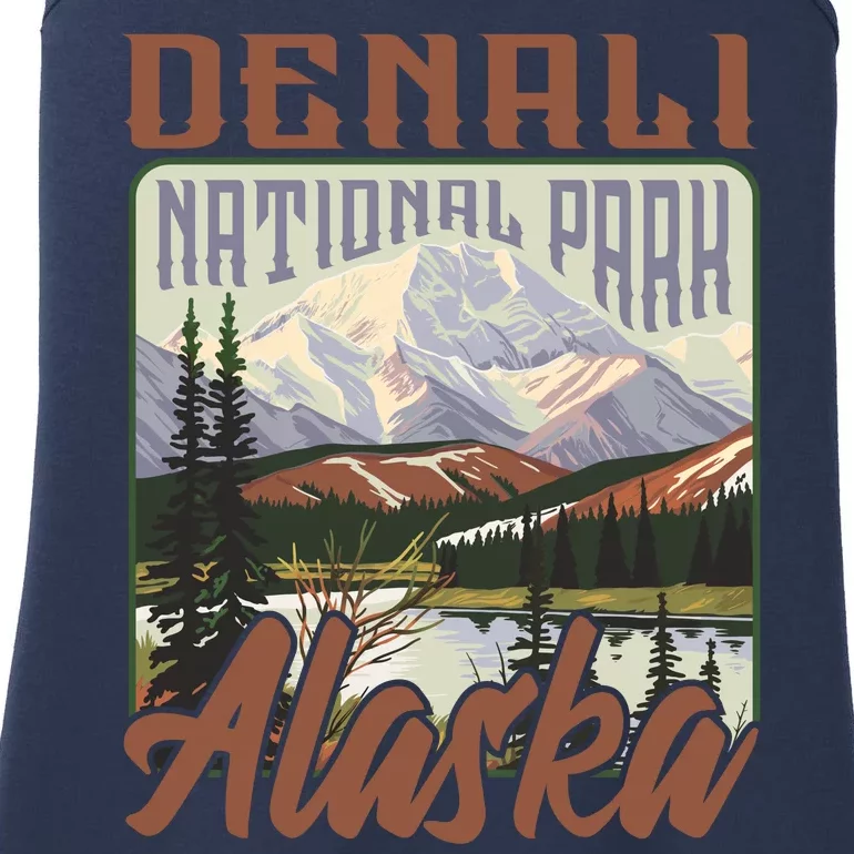 Denali National Park Alaska Ladies Essential Tank