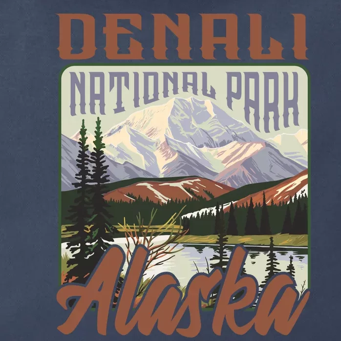 Denali National Park Alaska Zip Tote Bag