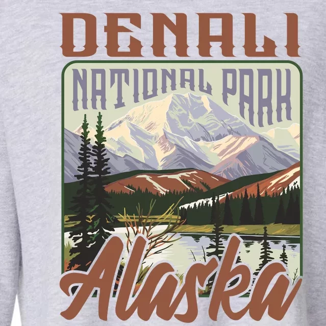 Denali National Park Alaska Cropped Pullover Crew