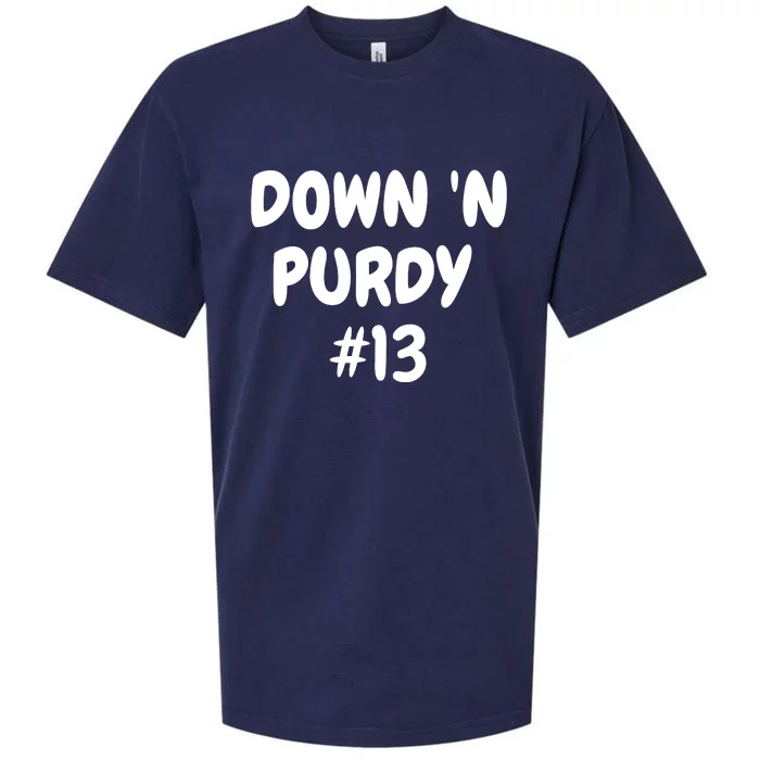 Down 'N Purdy #13 Funny Down 'N Purdy #13 Sueded Cloud Jersey T-Shirt