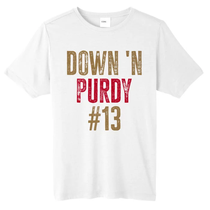 Down N Purdy San Francisco Football Playoffs ChromaSoft Performance T-Shirt