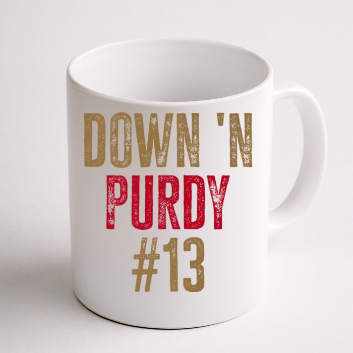 Down N Purdy San Francisco Football Playoffs Front & Back Coffee Mug