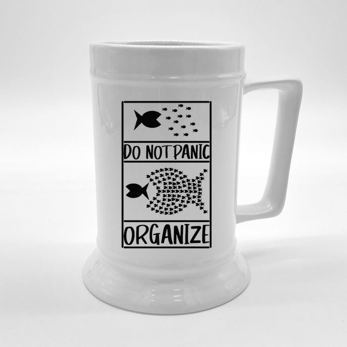 Do Not Panic Organize Dont Panic Front & Back Beer Stein