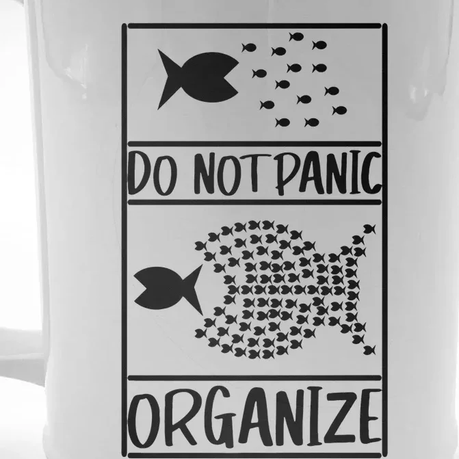 Do Not Panic Organize Dont Panic Front & Back Beer Stein