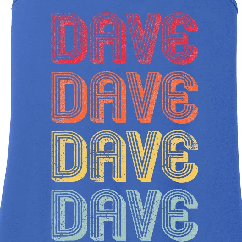 Dave Name Personalized Ladies Essential Tank