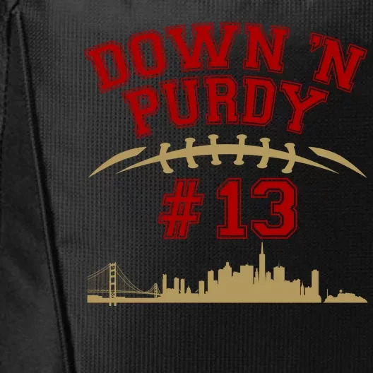 Down 'N Purdy #13 San Francisco Football Fan City Backpack