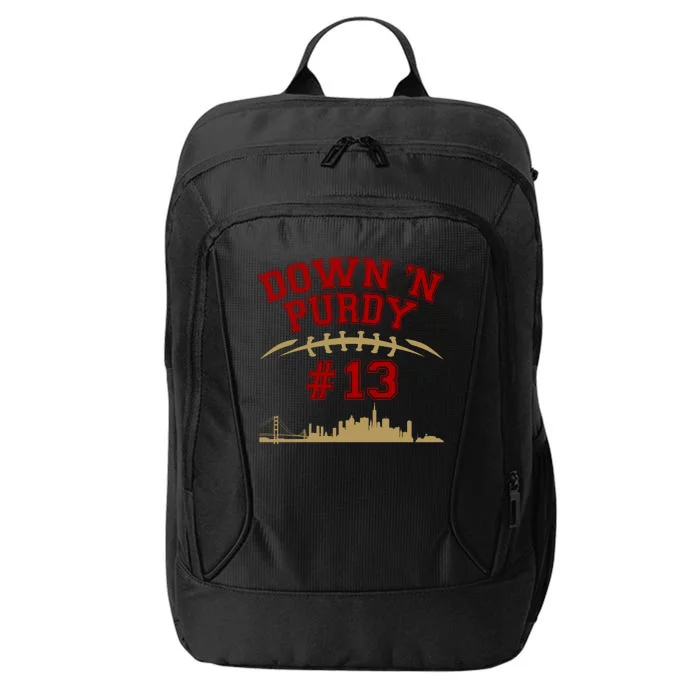 Down 'N Purdy #13 San Francisco Football Fan City Backpack