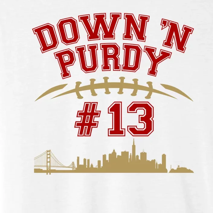 Down 'N Purdy #13 San Francisco Football Fan ChromaSoft Performance T-Shirt