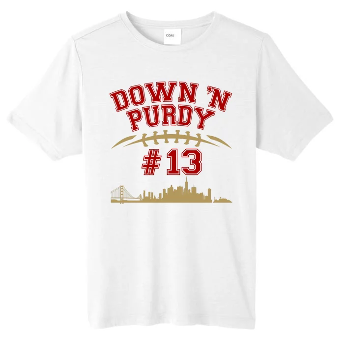 Down 'N Purdy #13 San Francisco Football Fan ChromaSoft Performance T-Shirt