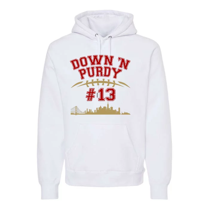 Down 'N Purdy #13 San Francisco Football Fan Premium Hoodie