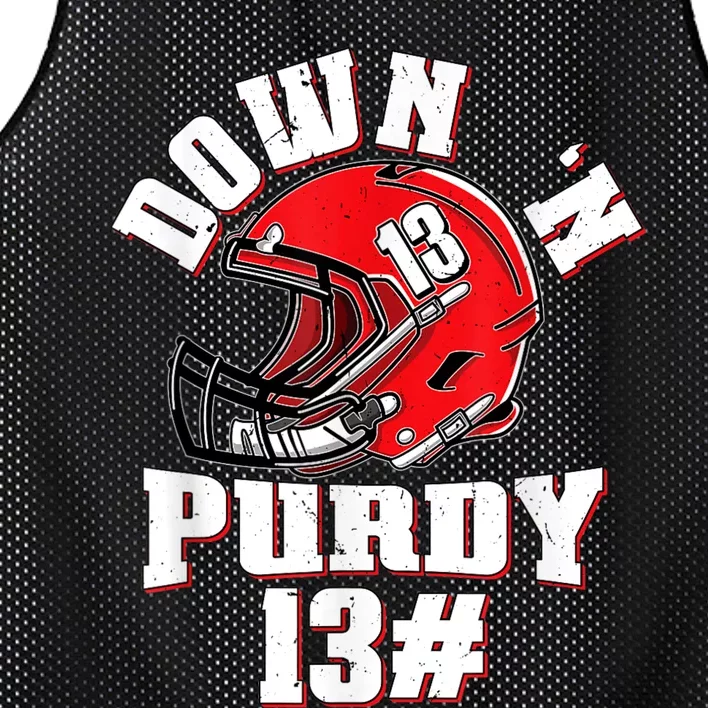 Down 'N Purdy #13 Mesh Reversible Basketball Jersey Tank