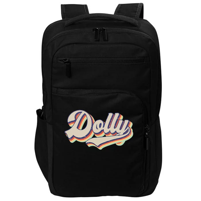 Dolly Name Personalized Vintage Retro Gift Impact Tech Backpack