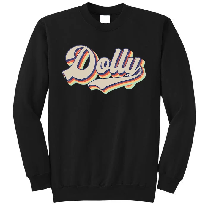 Dolly Name Personalized Vintage Retro Gift Tall Sweatshirt