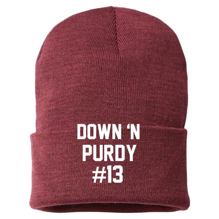 Down 'N Purdy #13 Sustainable Knit Beanie