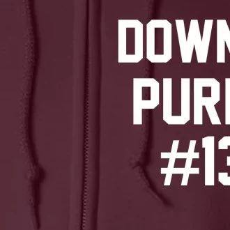 Down 'N Purdy #13 Full Zip Hoodie