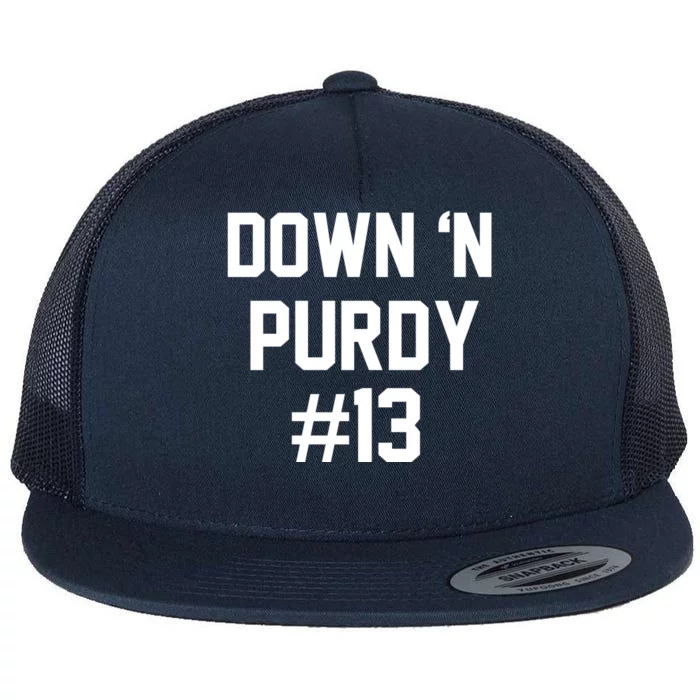 Down 'N Purdy #13 Flat Bill Trucker Hat