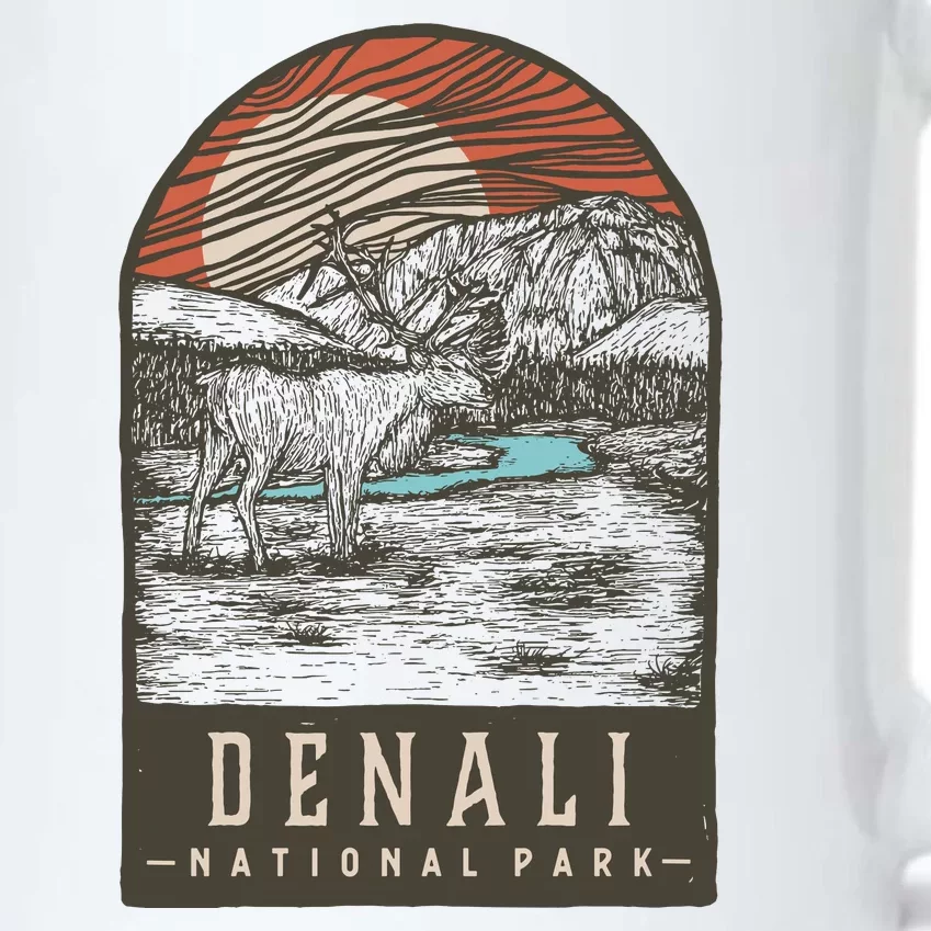 Denali National Park Black Color Changing Mug