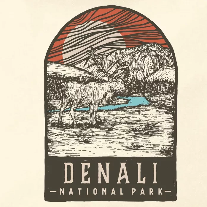 Denali National Park Zip Tote Bag