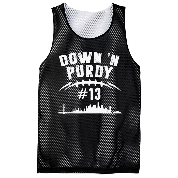 Down 'N Purdy Mr Irrelevant San Francisco 262 Brock 13 Mesh Reversible Basketball Jersey Tank