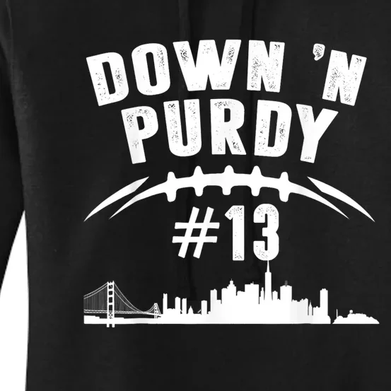 Down 'N Purdy Mr Irrelevant San Francisco 262 Brock #13 Women's Pullover Hoodie