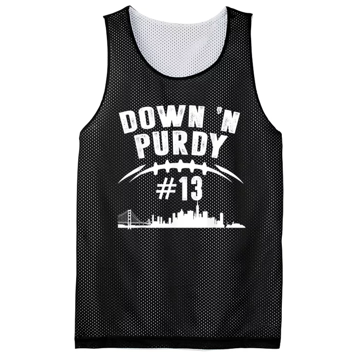 Down 'N Purdy Mr Irrelevant San Francisco 262 Brock #13 Mesh Reversible Basketball Jersey Tank