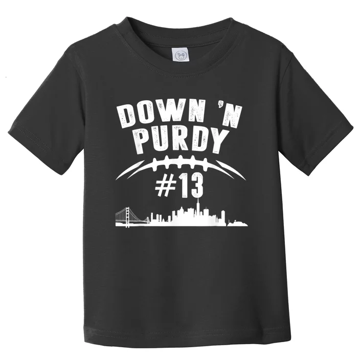 Down 'N Purdy Mr Irrelevant San Francisco 262 Brock #13 Toddler T-Shirt