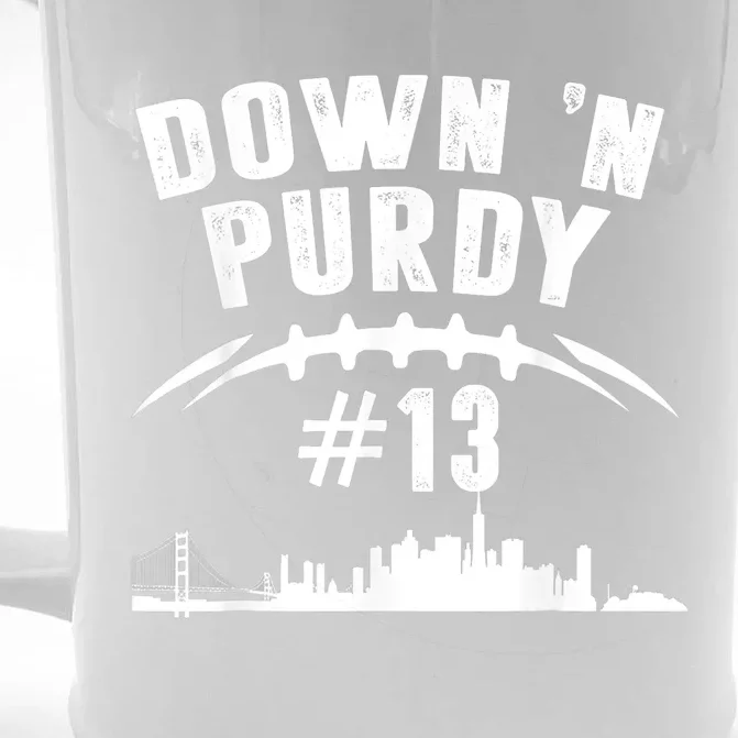 Down 'N Purdy Mr Irrelevant San Francisco 262 Brock #13 Front & Back Beer Stein