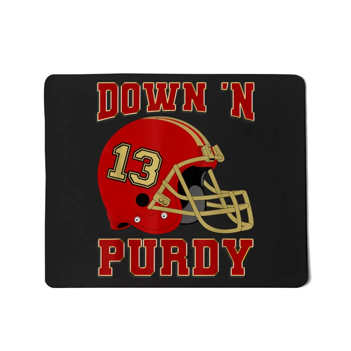 Down 'N Purdy 13 Purdy American Quarterback Mousepad