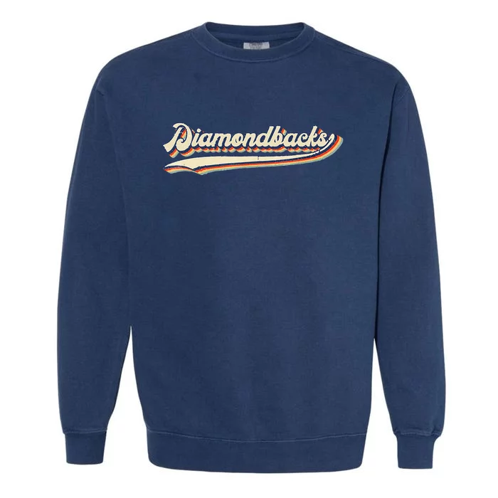 Diamondbacks Name Retro Vintage Gift For Men Women Boy Girl Garment-Dyed Sweatshirt