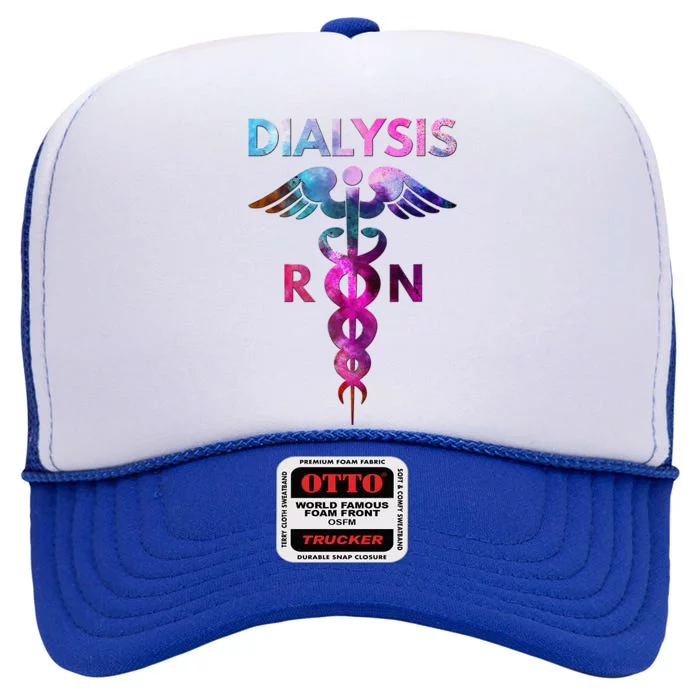 Dialysis Nephrology Registered Nurse Hospital Cute RN Nurses High Crown Mesh Trucker Hat