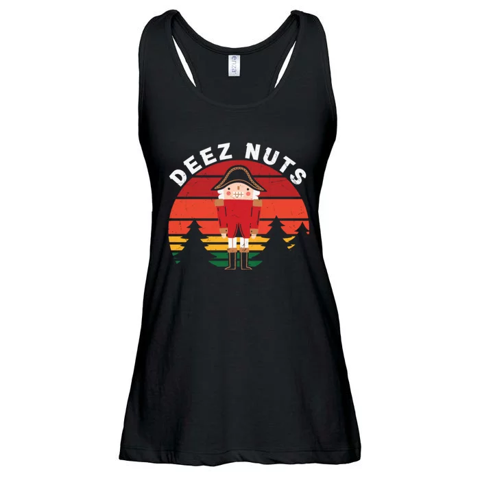 Deez Nut Retro Ladies Essential Flowy Tank