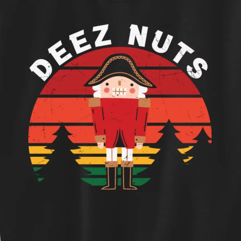 Deez Nut Retro Kids Sweatshirt