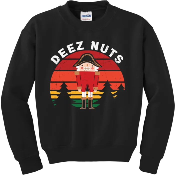 Deez Nut Retro Kids Sweatshirt