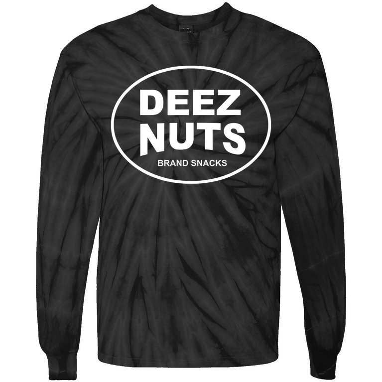 Deez Nuts Roasted Peanuts Tie-Dye Long Sleeve Shirt