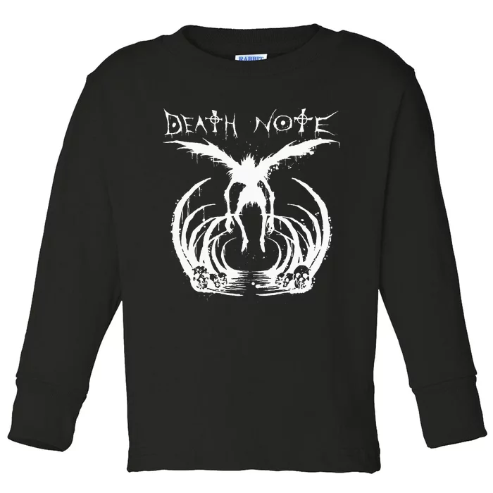 Death Note Ryuk Splatter Toddler Long Sleeve Shirt