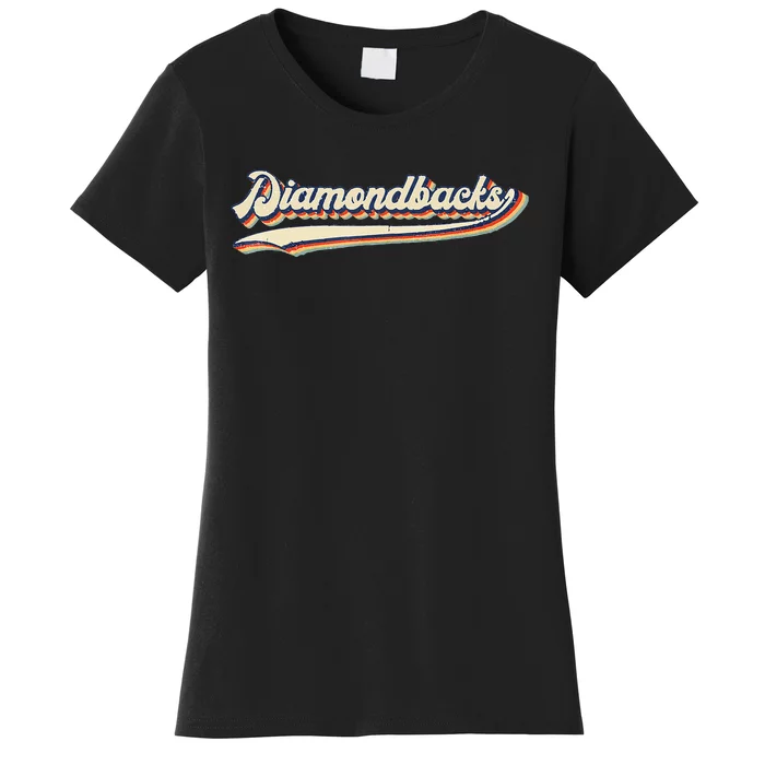 Diamondbacks Name Retro Vintage Gift For Men Women Women's T-Shirt