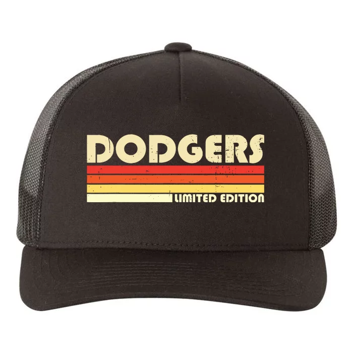 Dodgers Name Retro Vintage Apparel Gift For Men Women Yupoong Adult 5-Panel Trucker Hat