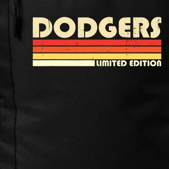 Dodgers Name Retro Vintage Apparel Gift For Men Women Daily Commute Backpack