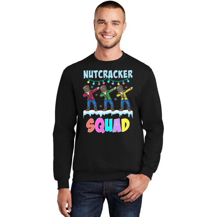 Dabbing Nutcracker Squad Christmas Ballet Pj Xmas Tall Sweatshirt